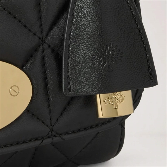 Mulberry Lily Black Quilted Nappa 